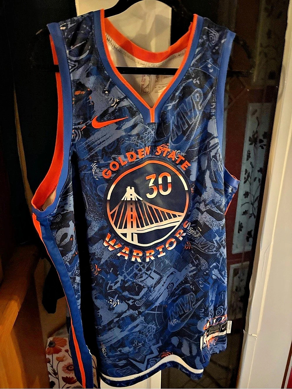 NBA Nike Golden State Warriors Stephen Curry City Edition Swingman jersey is sti